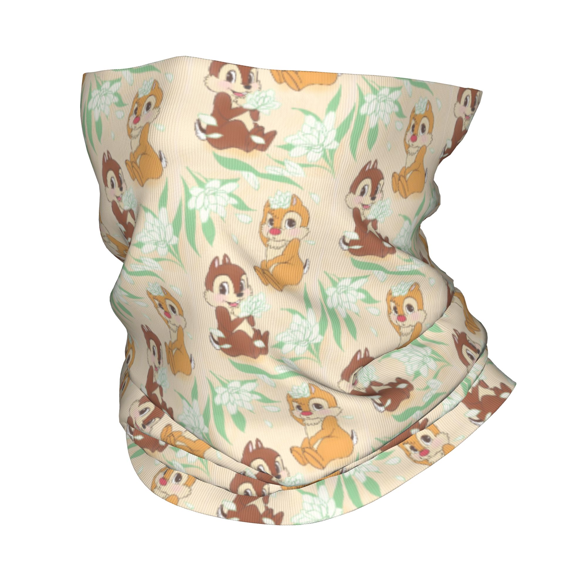 Neck Warmer Tube - Özel Sevimli C-Chip Ve D-Dale Bandana