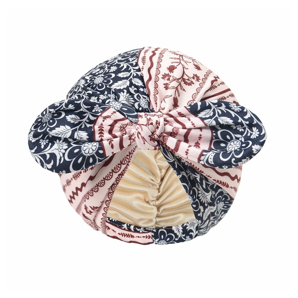 Bow Tie Pre Tied - Saten Astarlı Bandana Türban Şapka Paisley
