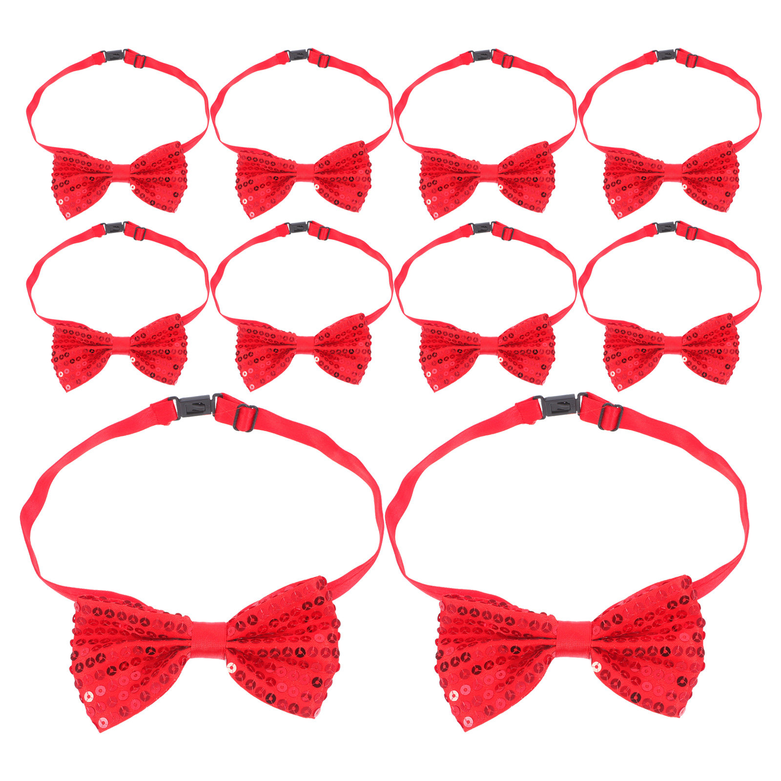 10 Adet Kırmızı Pullu Papyon Ç - Bow Tie Pre Tied incelemesi ve fiyatı