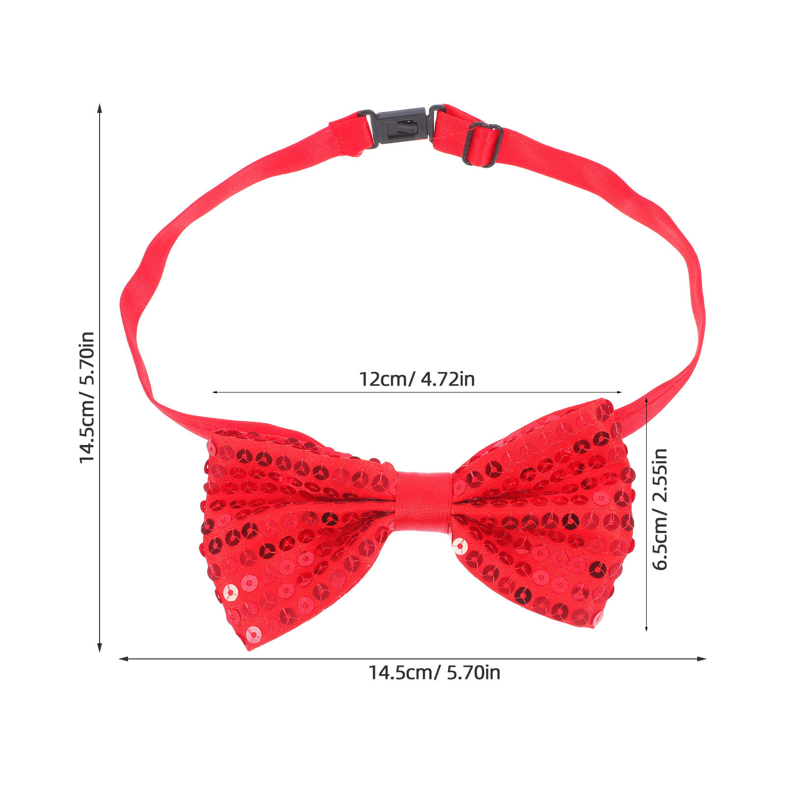 10 Adet Kırmızı Pullu Papyon Ç - Bow Tie Pre Tied incelemesi ve fiyatı