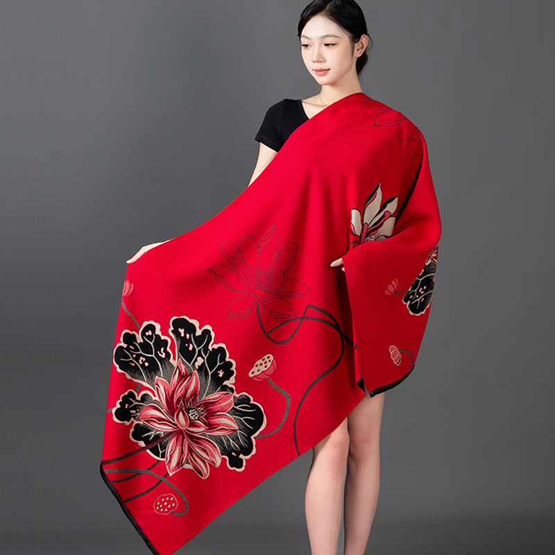 Kadın Kış Şal Kaşmir Eşarp Çiç - Woven Scarf Blanket incelemesi ve fiyatı