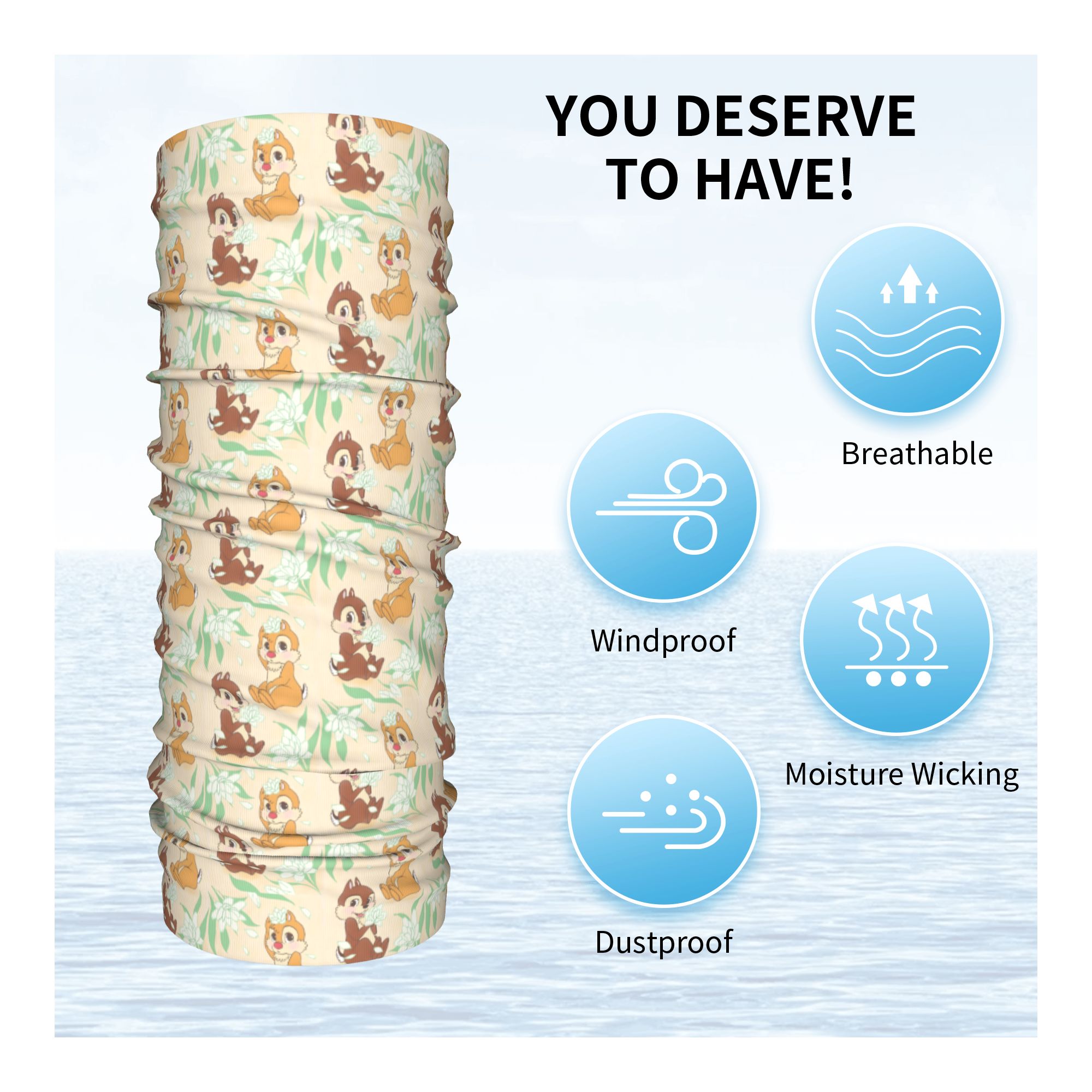 Özel Sevimli C-Chip Ve D-Dale  - Neck Warmer Tube incelemesi ve fiyatı
