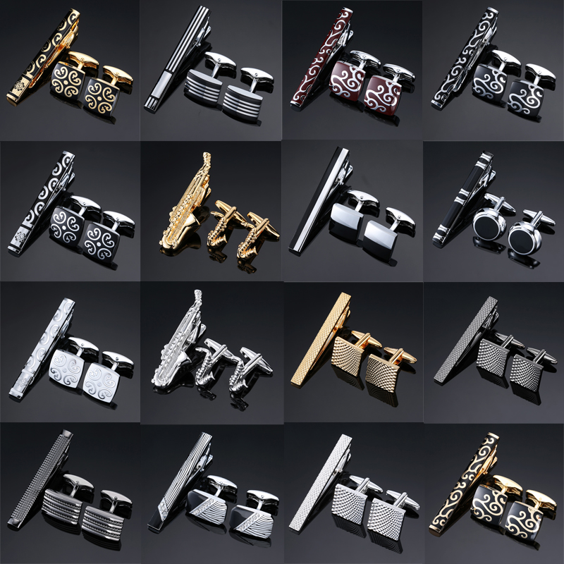 Yüksek kalite kol düğmeleri kr - Tie Bar Set Gift incelemesi ve fiyatı